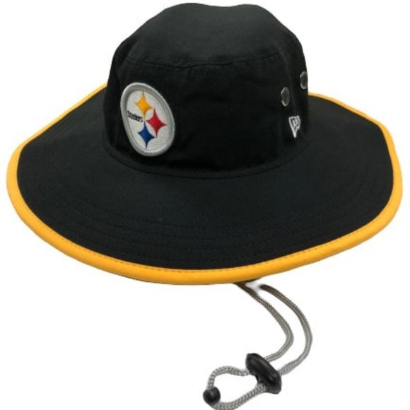 Steelers bucket hat with string Clearance